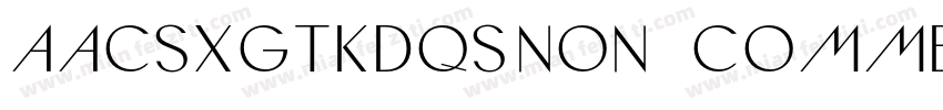 AaCSXGTKDQS(Non CommercialUse)字体转换